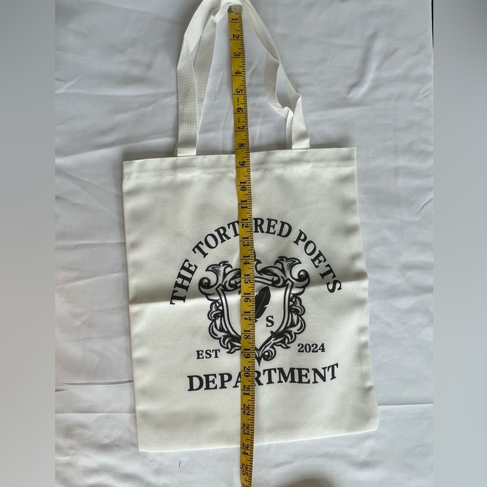 4/$20 🦋 Taylor Swift Tortured Poets Tote Bag - Picture 2 of 5